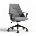 Office Chair with Rolling Casters for Workspace Use, Upholstered Fabric, 45 x 45 x 85cm